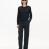 Kenzo Signature’ Embroidered Cardigan in Merino Wool