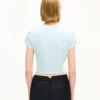 Kenzo Signature’ Embroidered Cropped T-Shirt in Cotton