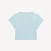 Kenzo Signature’ Embroidered Cropped T-Shirt in Cotton