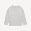 Kenzo Signature’ Embroidered Long Sleeves T-Shirt in Cotton