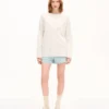 Kenzo Signature’ Embroidered Long Sleeves T-Shirt in Cotton