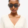 Kenzo Signature’ Embroidered Loose Knit Cardigan in Cotton Wool