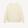 Kenzo Signature’ Embroidered Loose Knit Cardigan in Cotton Wool