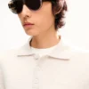 Kenzo Signature’ Embroidered Polo in Merino Wool