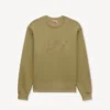 Kenzo Signature’ Embroidered Sweatshirt in Cotton