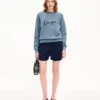 Kenzo Signature’ Embroidered Sweatshirt in Cotton