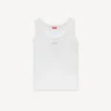 Kenzo Signature’ Embroidered Tank Top in Cotton