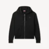 Kenzo Signature’ Embroidered Zip up Hoodie in Cotton