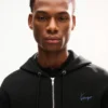 Kenzo Signature’ Embroidered Zip up Hoodie in Cotton
