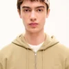 Kenzo Signature’ Embroidered Zip-Up Hoodie in Cotton