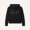 Kenzo Signature’ Embroidered Zip up Hoodie in Cotton