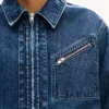 Kenzo Signature’ Genderless Utility Jacket in Japanese Denim