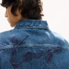 Kenzo Signature’ Genderless Utility Jacket in Japanese Denim