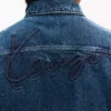 Kenzo Signature’ Genderless Utility Jacket in Japanese Denim