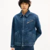 Kenzo Signature’ Genderless Utility Jacket in Japanese Denim
