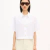Kenzo Signature’ Short Sleeve Shirt in Cotton Poplin