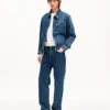 Kenzo Signature’ Straight Fit Jeans in Japanese Denim