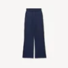 Kenzo Signature’ Straight Pants in Cotton Wool