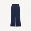 Kenzo Signature’ Straight Pants in Cotton Wool