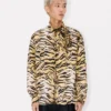 Kenzo Tiger’ Bow Shirt in Cotton