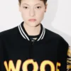 Kenzo Tiger’ Genderless Printed Varsity Jacket in Virgin Wool