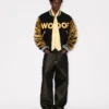 Kenzo Tiger’ Genderless Printed Varsity Jacket in Virgin Wool