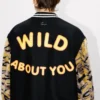 Kenzo Tiger’ Genderless Printed Varsity Jacket in Virgin Wool