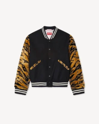 Kenzo Tiger’ Genderless Varsity Jacket in Virgin Wool