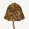 Kenzo Tiger’ Oversized Coat in Fake Fur