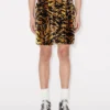 Kenzo Tiger’ Track Shorts in Velvet Jacquard