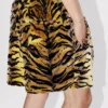 Kenzo Tiger’ Track Shorts in Velvet Jacquard