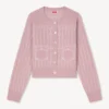 Kenzo Trompe L’œIl’ Cardigan in Wool Cotton