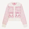 Kenzo Trompe L’œIl’ Cardigan in Wool Cotton