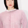 Kenzo Trompe L’œIl’ Cardigan in Wool Cotton