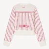 Kenzo Trompe L’œIl’ Cardigan in Wool Cotton