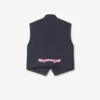 Kenzo Trompe L’œIl’ Vest in Wool and Cotton