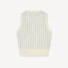 Kenzo Trompe L’œIl’ Vest in Wool Cotton