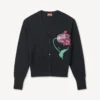 Kenzo Tulip’ Cardigan in Cotton Wool