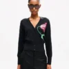 Kenzo Tulip’ Cardigan in Cotton Wool
