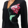 Kenzo Tulip’ Cardigan in Cotton Wool