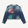 Kenzo Tulip’ Chore Jacket in Japanese Denim