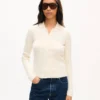 Kenzo Tulip’ Embroidered Cardigan in Spongy Cotton