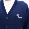 Kenzo Tulip’ Embroidered Cardigan Wool and Cotton