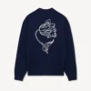 Kenzo Tulip’ Embroidered Cardigan Wool and Cotton