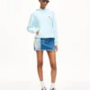 Kenzo Tulip’ Embroidered Hoodie in Cotton