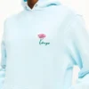 Kenzo Tulip’ Embroidered Hoodie in Cotton
