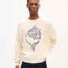 Kenzo Tulip’ Embroidered Jumper in Wool and Cotton