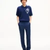Kenzo Tulip’ Embroidered Polo Wool and Cotton