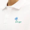Kenzo Tulip’ Embroidered Slim Polo in Cotton