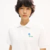 Kenzo Tulip’ Embroidered Slim Polo in Cotton